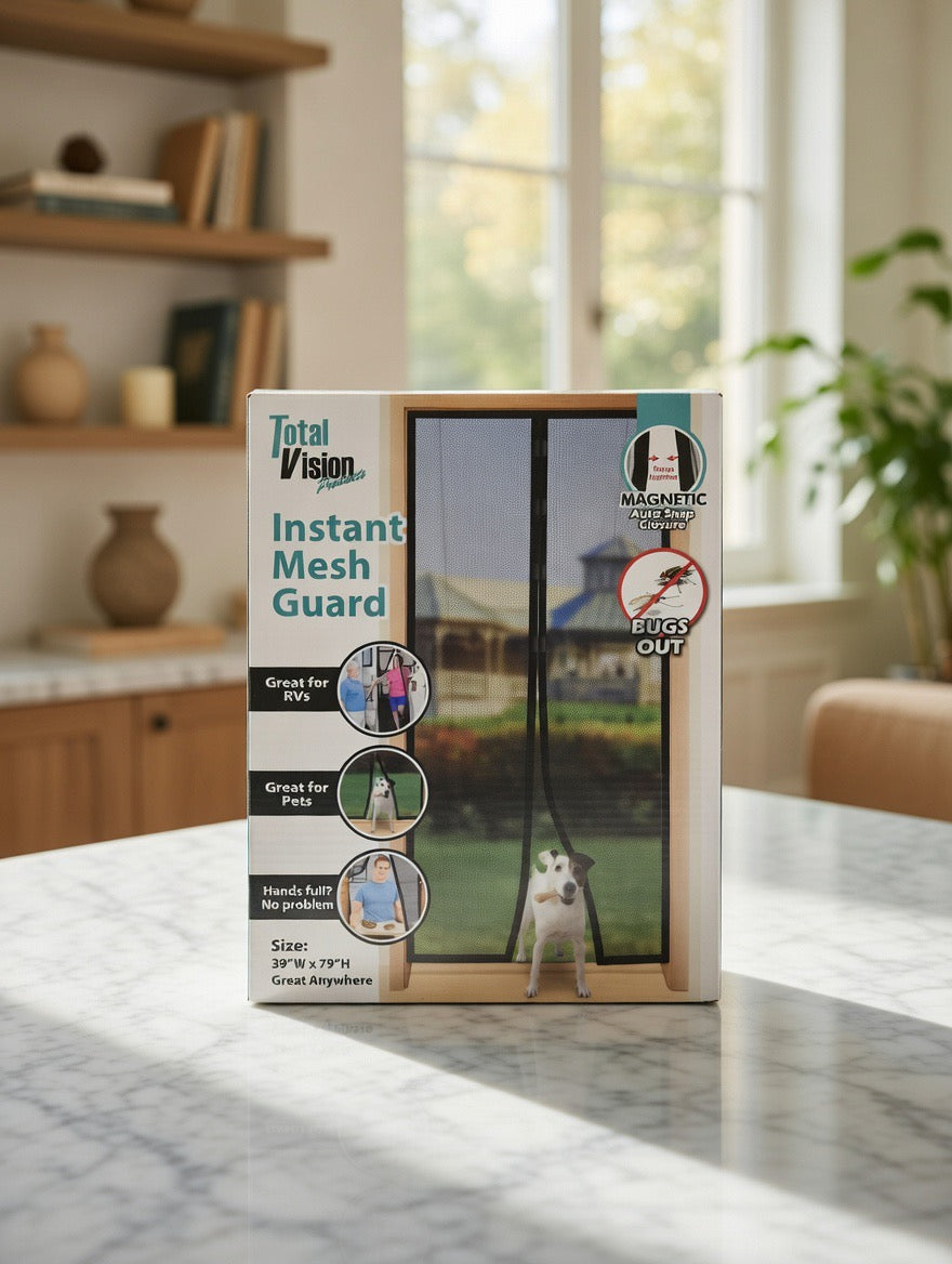 Total Vision Instant Mesh Guard Door Screen