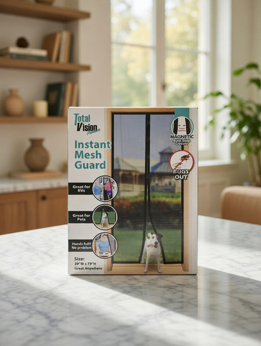 Total Vision Instant Mesh Guard Door Screen