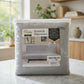 Futon Slipcover Stretch Silver - Gray