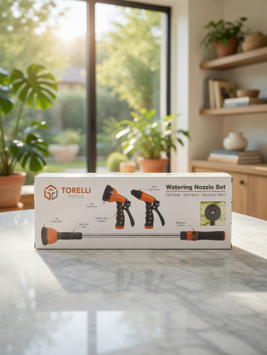 Torelli Garden Hose Nozzle Set Wand