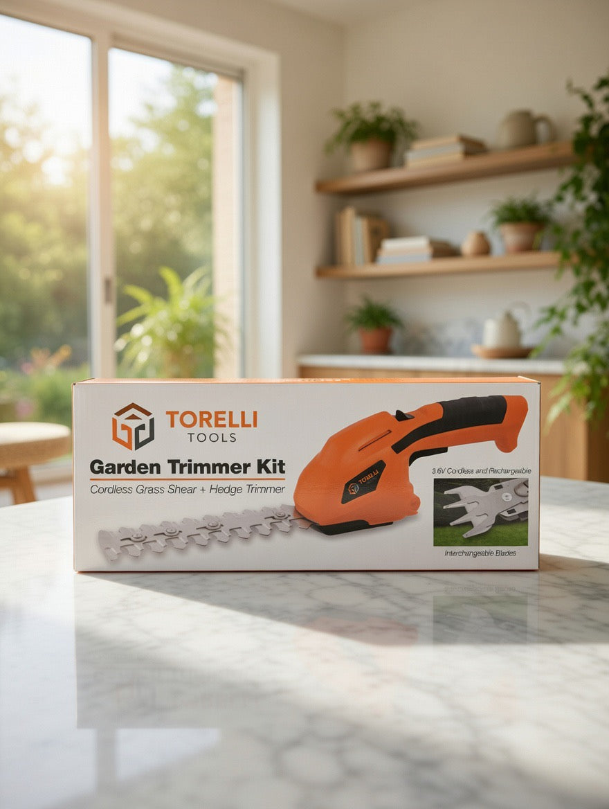 Torelli Cordless Garden Trimmer Kit