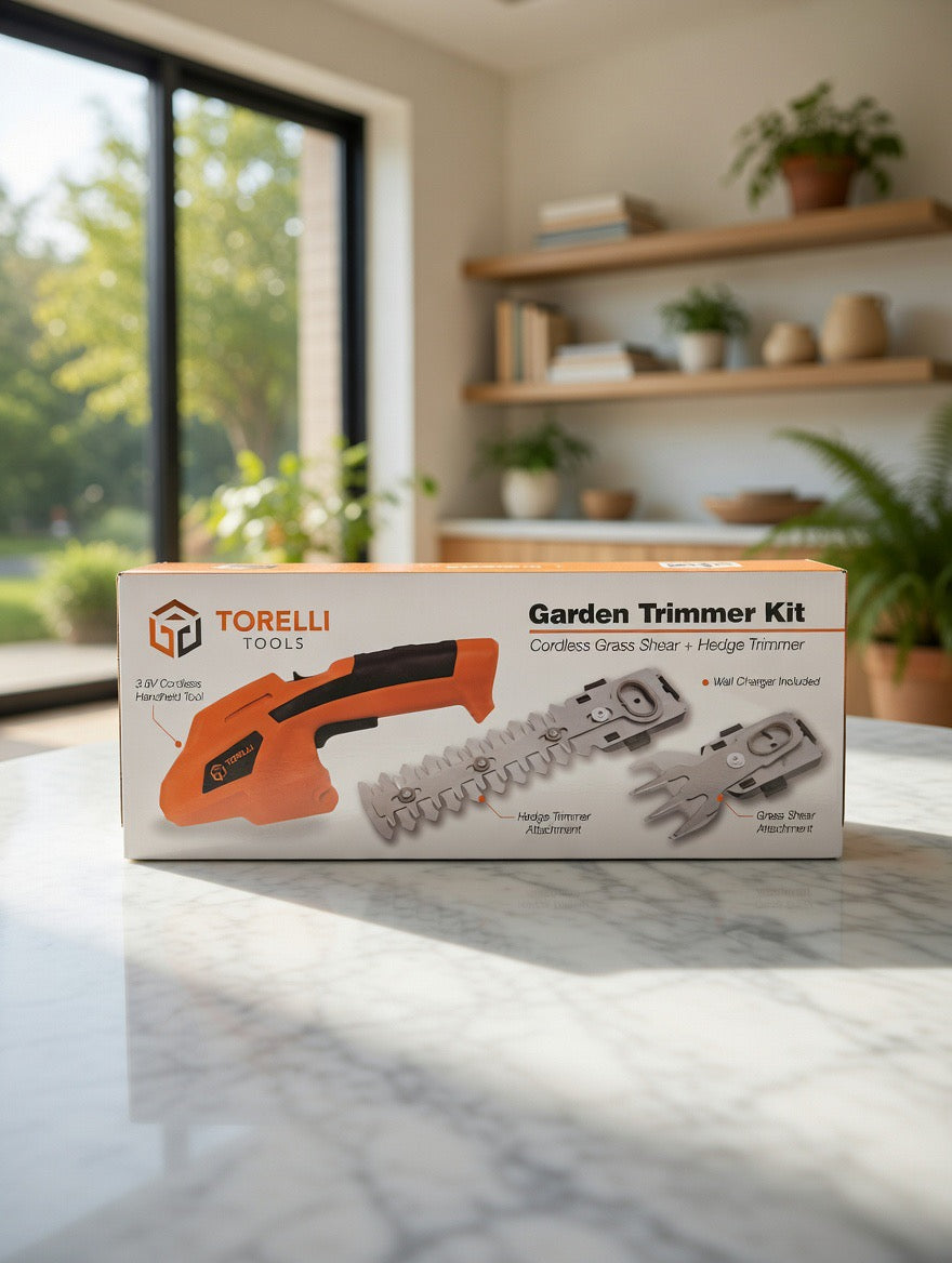 Torelli Cordless Garden Trimmer Kit