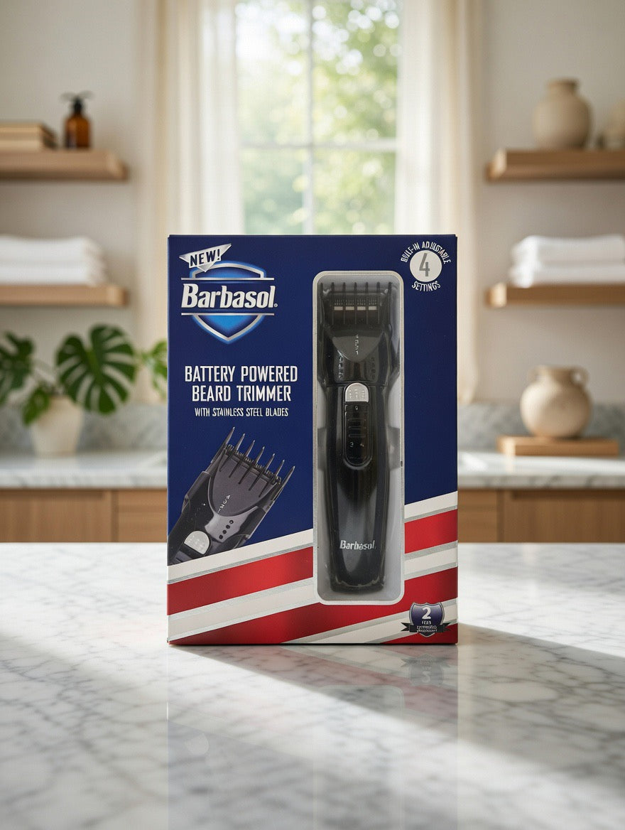 Barbasol Beard Trimmer Stainless Steel