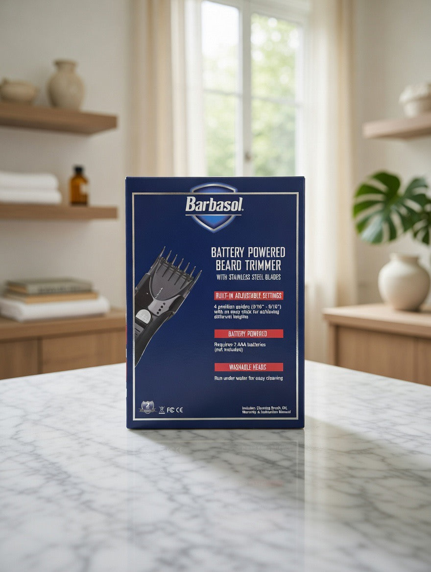 Barbasol Beard Trimmer Stainless Steel