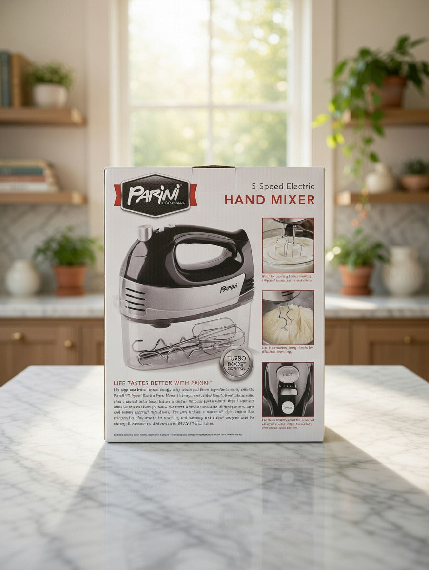 Parini 5-Speed Electric Hand Mixer