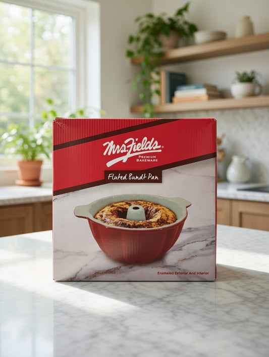 Mrs. Fields Premium Bakeware Fluted Bundt Pan