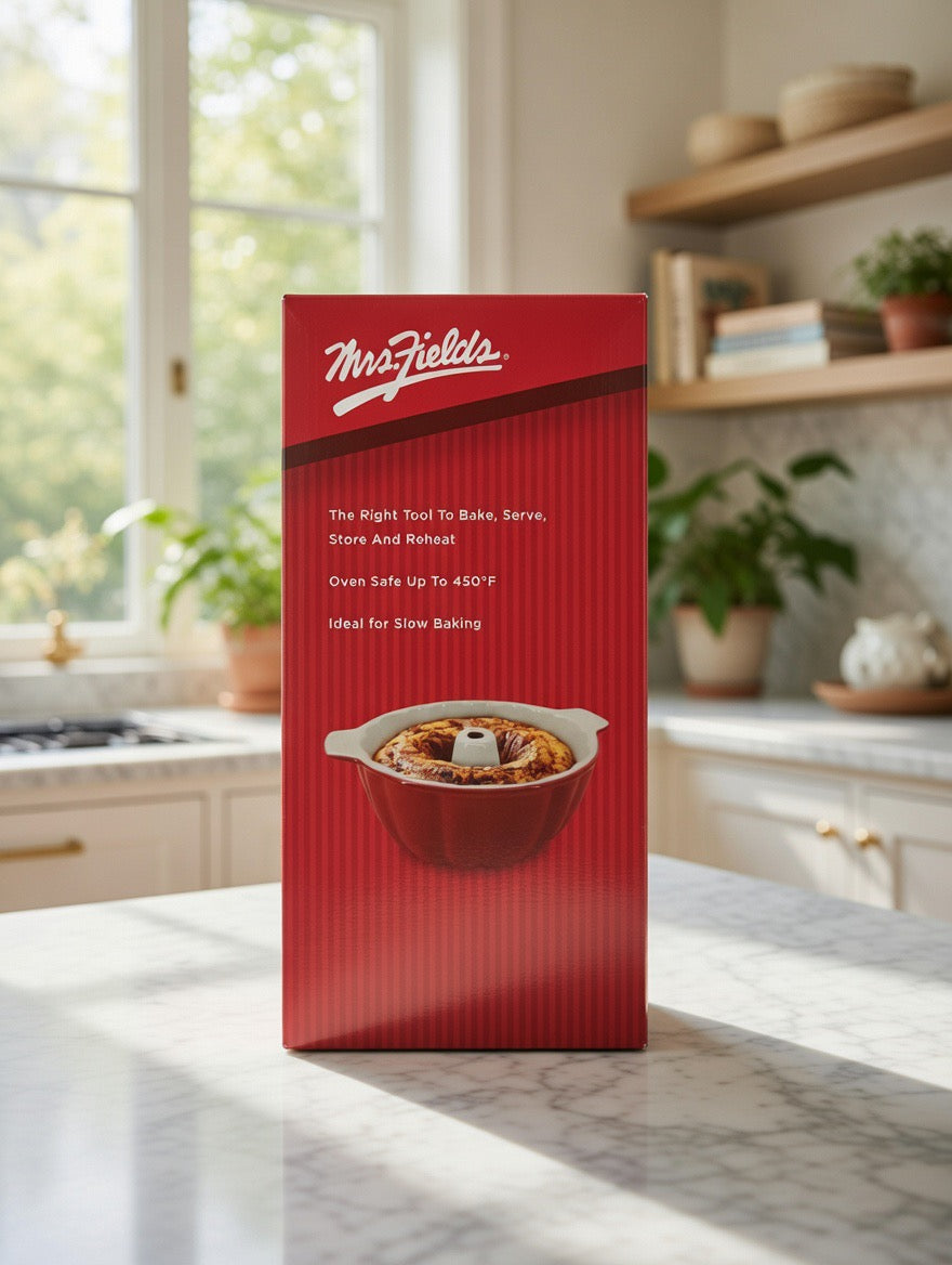 Mrs. Fields Premium Bakeware Fluted Bundt Pan