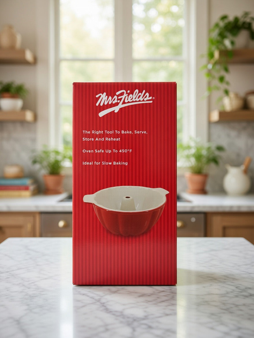 Mrs. Fields Premium Bakeware Fluted Bundt Pan