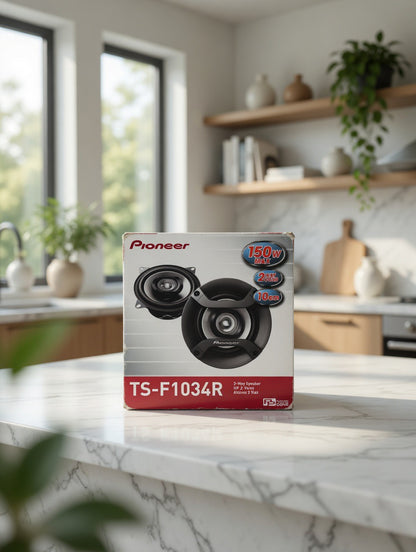 Pioneer TS-F1034R 4 inches (10cm) 2-Way Coaxial Car Speakers - PAIR