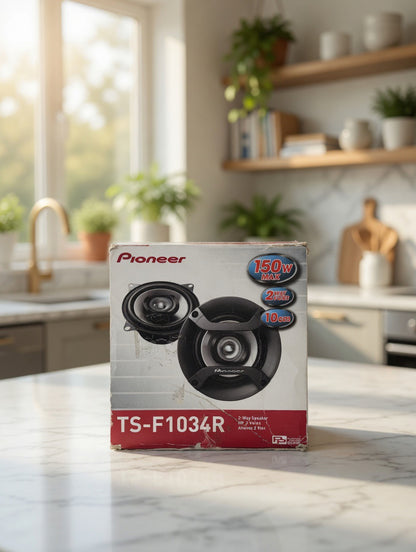 Pioneer TS-F1034R 4 inches (10cm) 2-Way Coaxial Car Speakers - PAIR