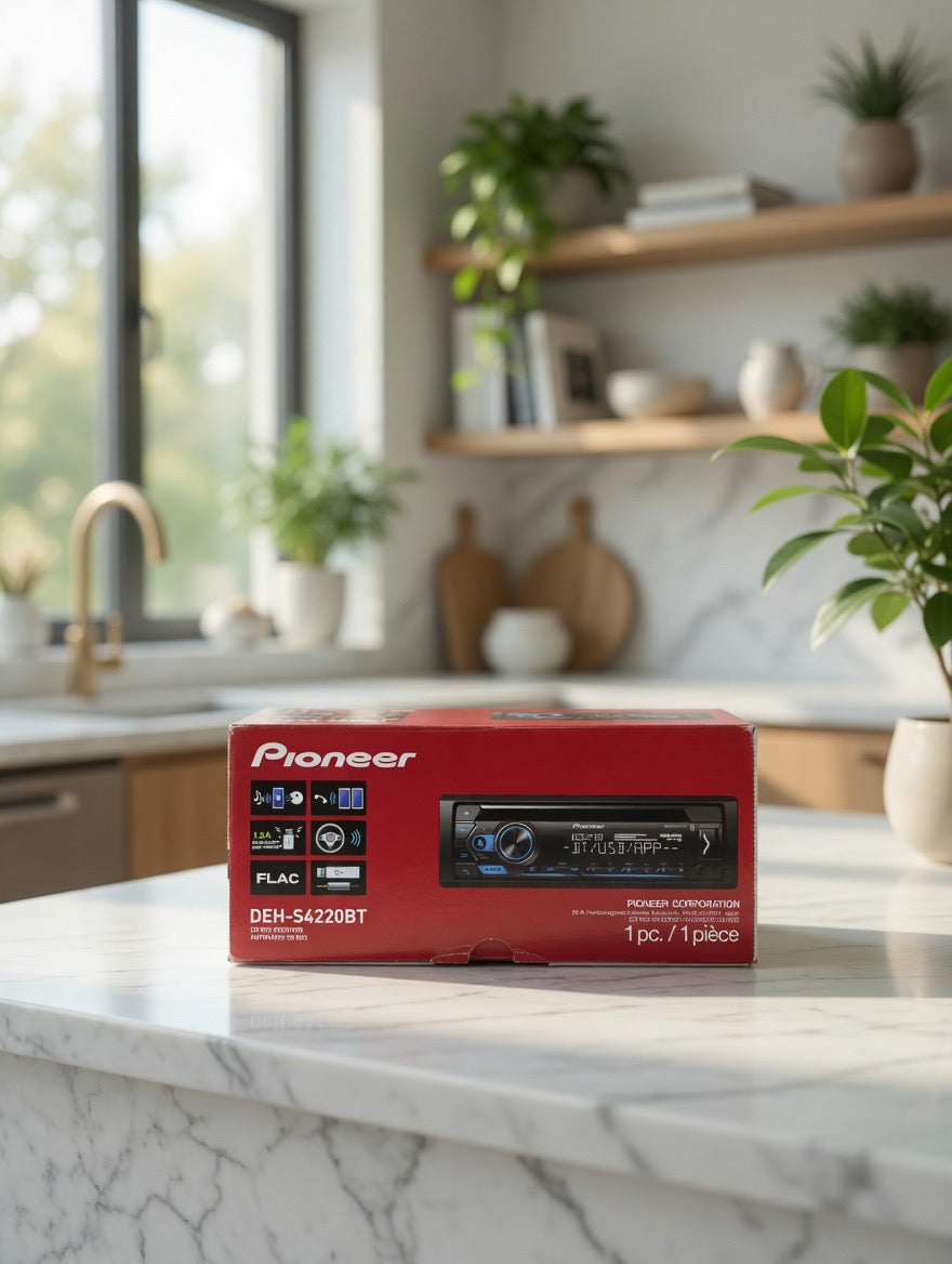 Pioneer DEH-S4220BT Single DIN CD RDS Receiver with Bluetooth