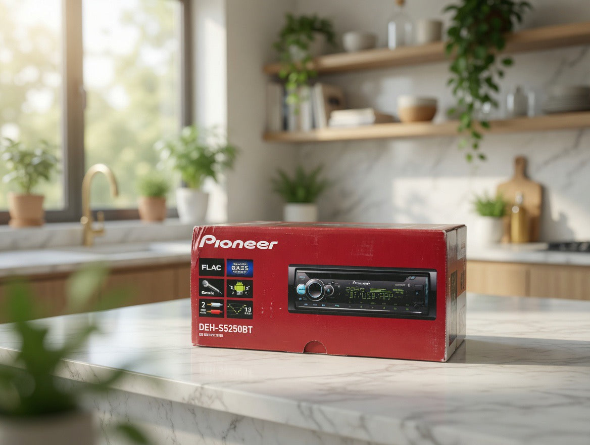 Pioneer DEH-S5250BT Single DIN CD RDS Receiver with Bluetooth