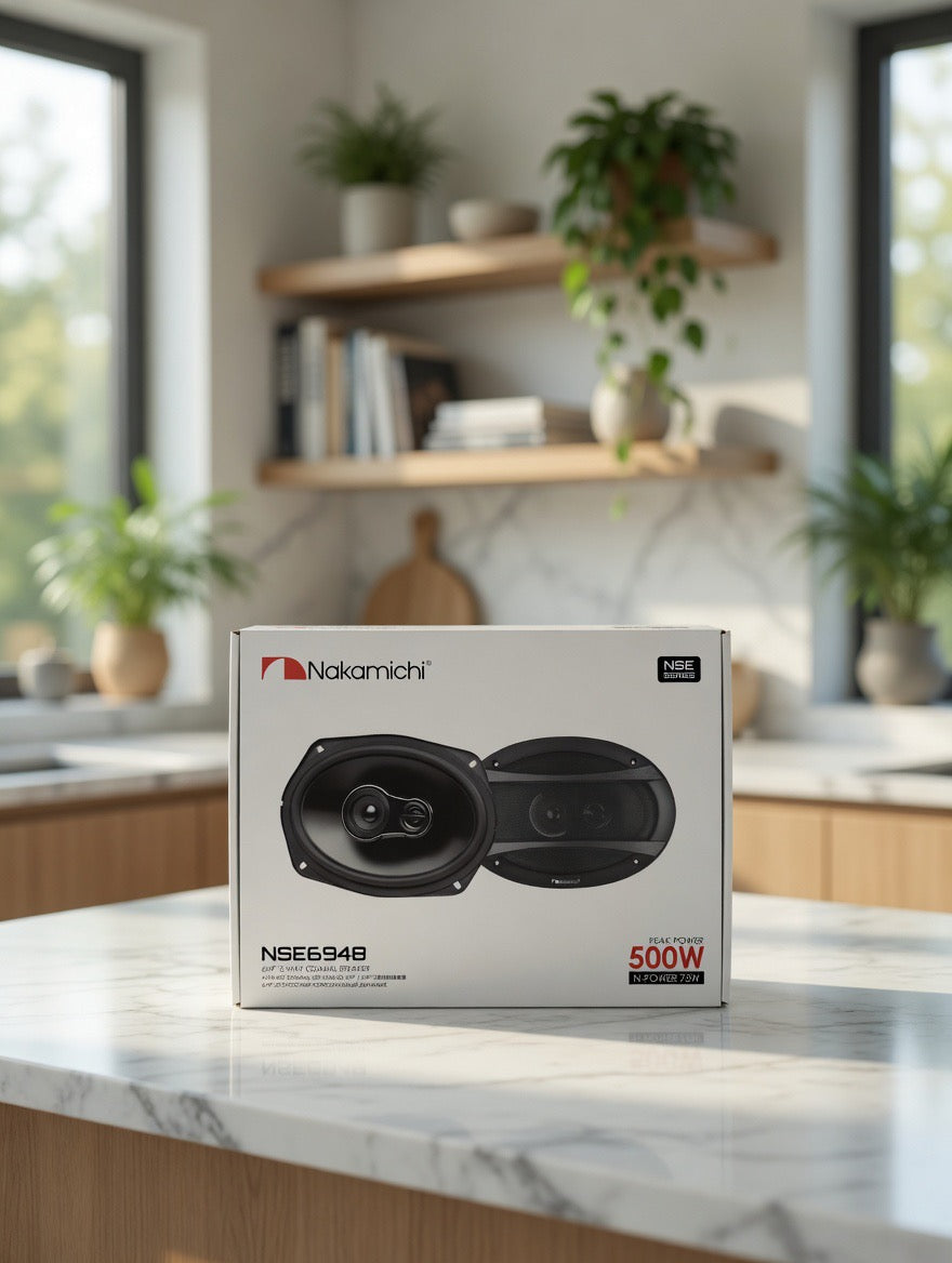 Nakamichi NSE6948 6x9 Inches 3-Way Coaxial Car Speakers - (Pair)