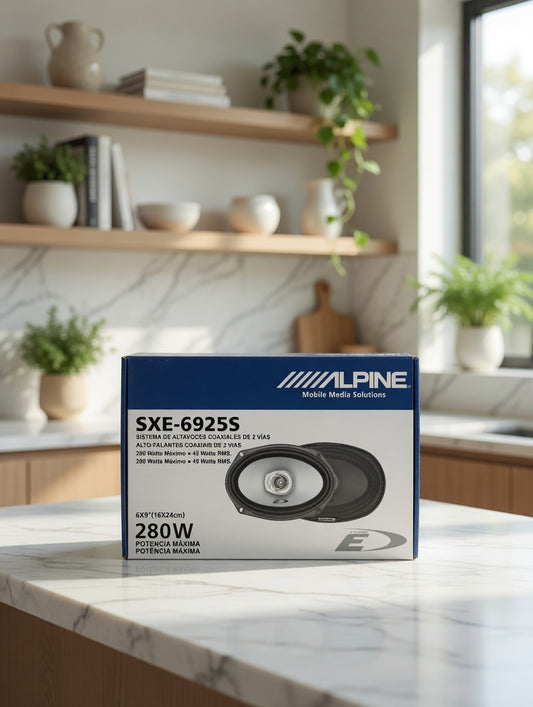 Alpine SXE-6925S 6x9 Inches 280W 2-Way Coaxial Car Speakers - (Pair)