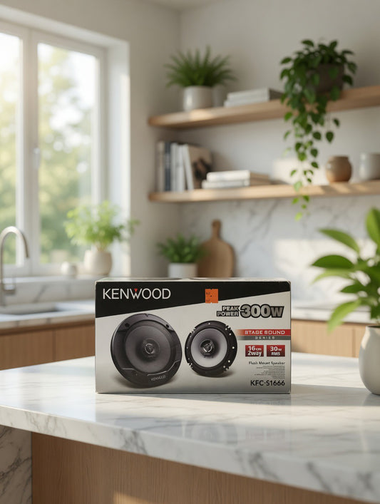 Kenwood KFC-S1666 16cm 300W 2-Way Flush Mount Car Speakers