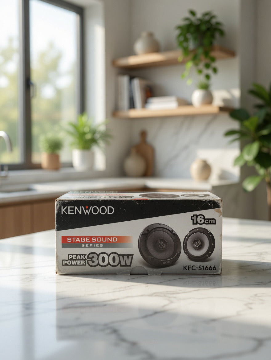 Kenwood KFC-S1666 16cm 300W 2-Way Flush Mount Car Speakers