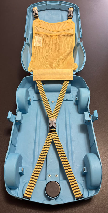 Blou Hommel Camaro Rolrugsak Trolley Bagasie vir Kinders