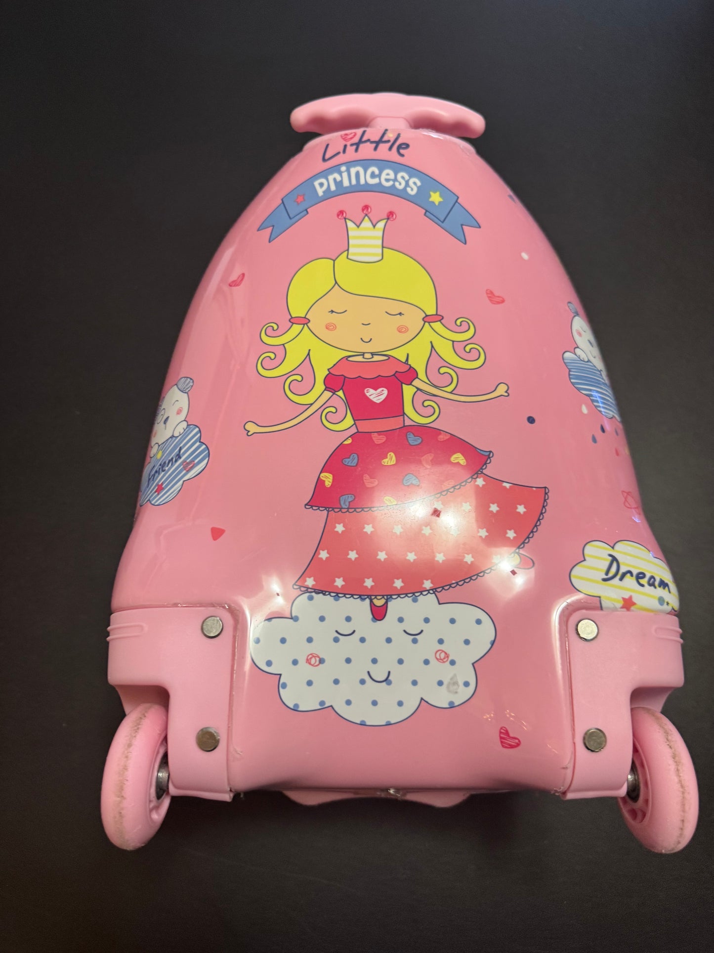 Pienk Rol Koffer Vir Kinders: Prinses Rykoffer, Saamdra Reiskoffer