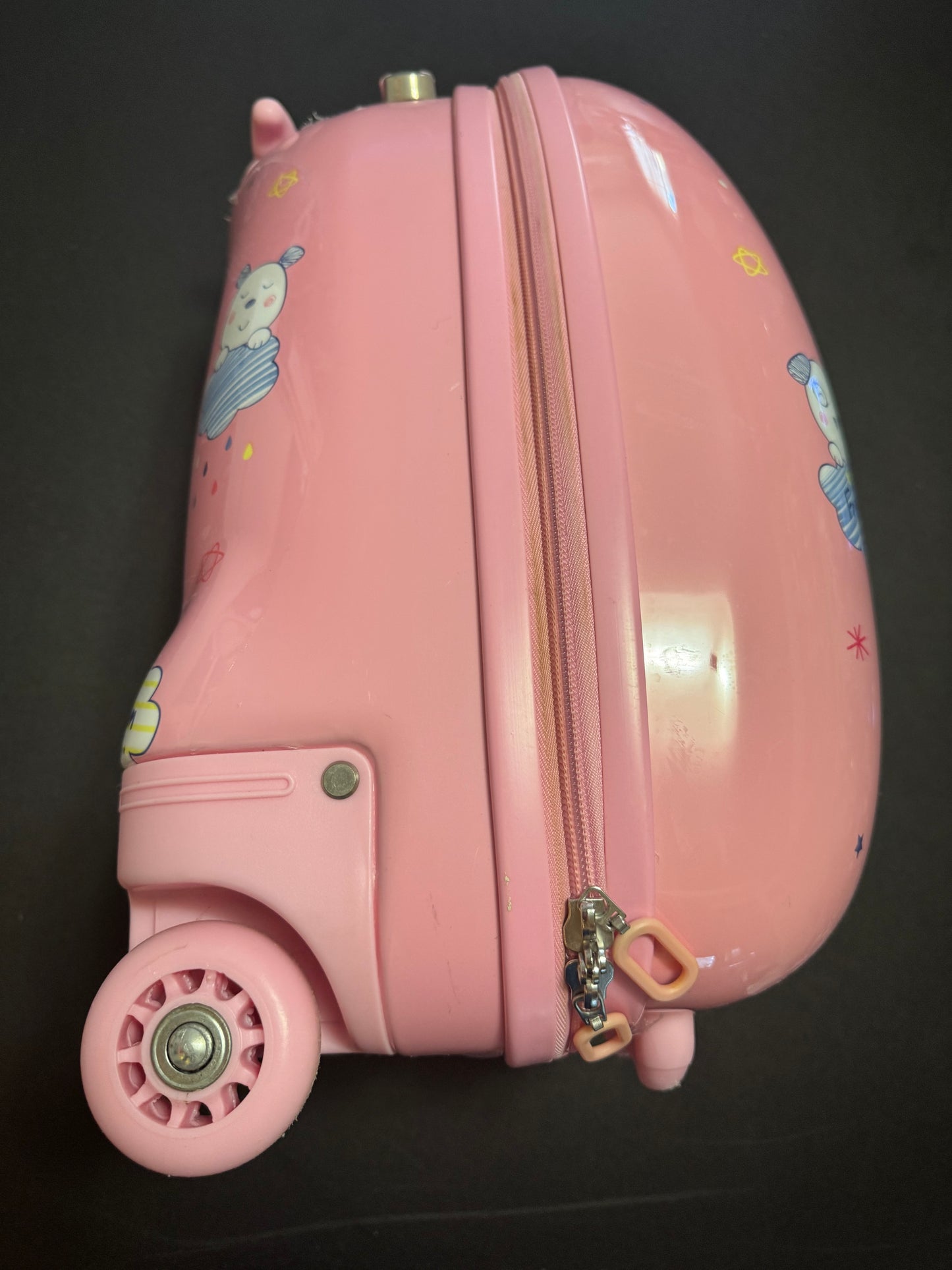 Pienk Rol Koffer Vir Kinders: Prinses Rykoffer, Saamdra Reiskoffer