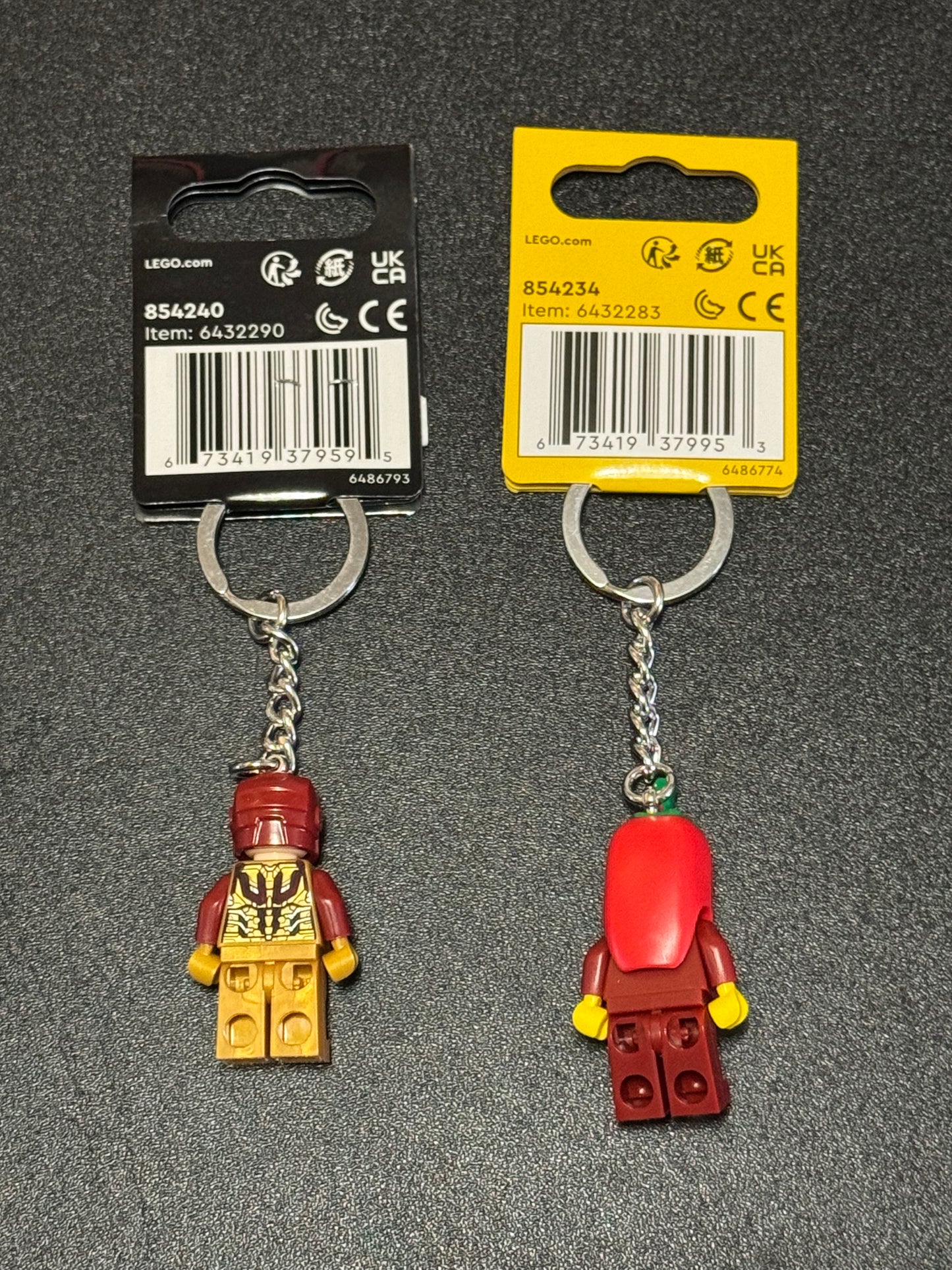 LEGO Iron Man & Chili Pepper Minifiguur Sleutelhouer Stel