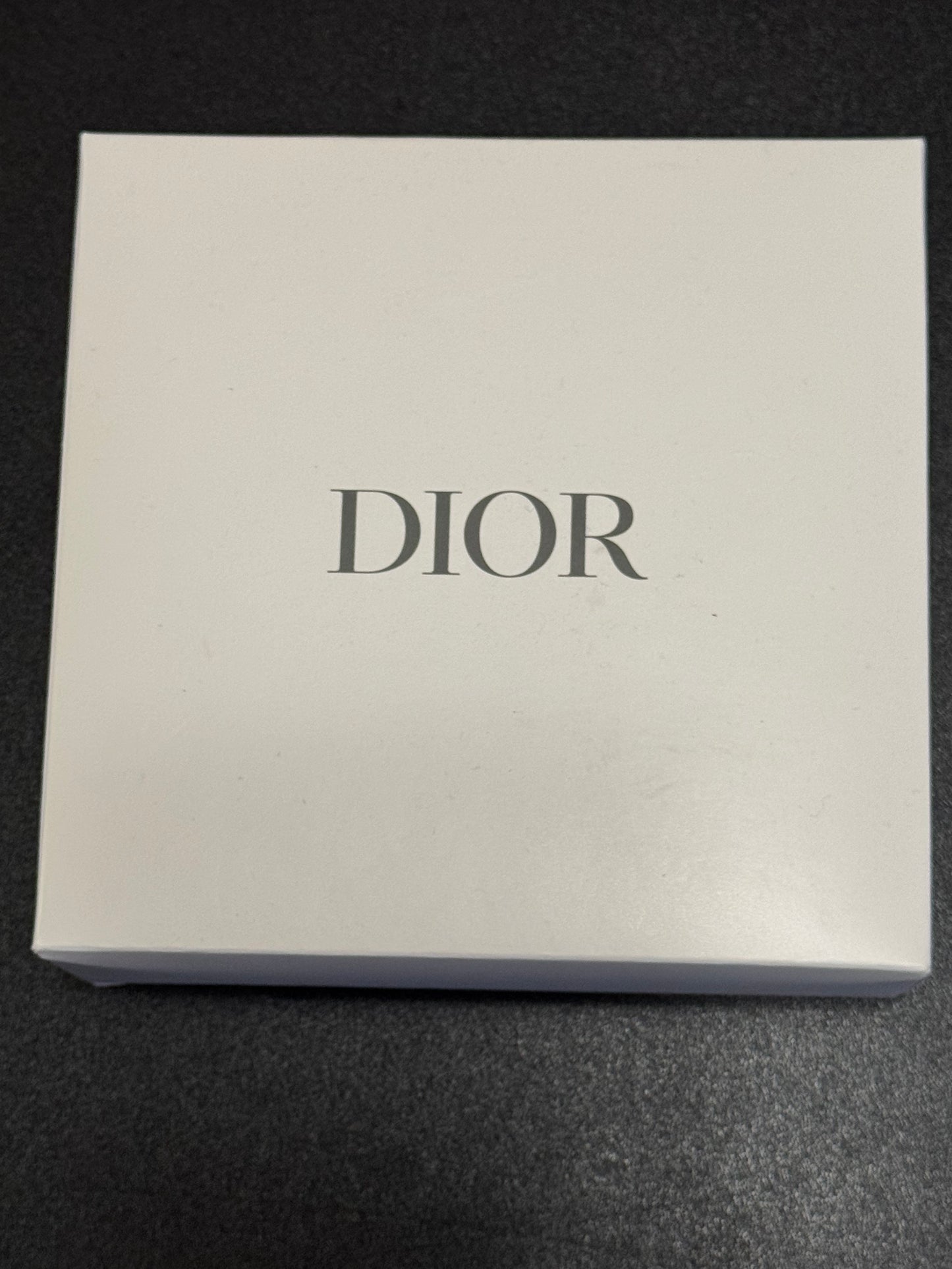 Dior Skoeier Geborduurde Ronde Beursie Sakbedeltjie met Lipstiffie