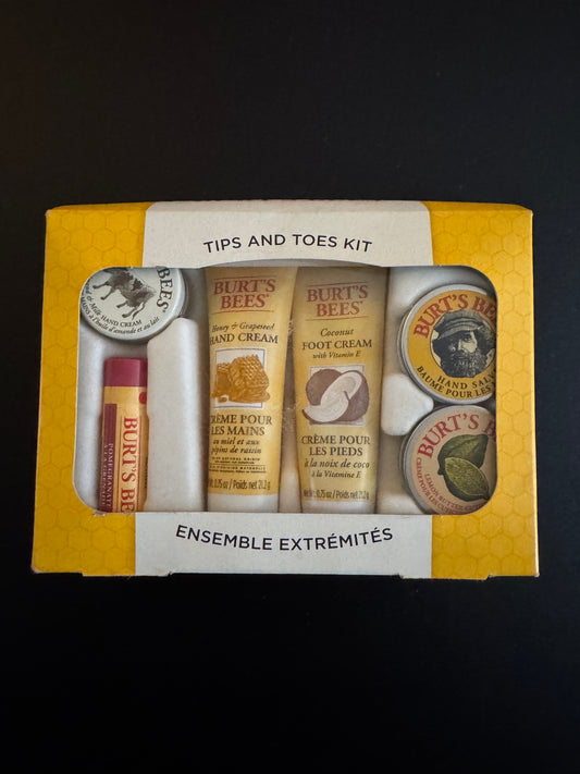 Burt's Bees Wenk-en-toonstel Geskenkstel vir Hand- en Voetversorging