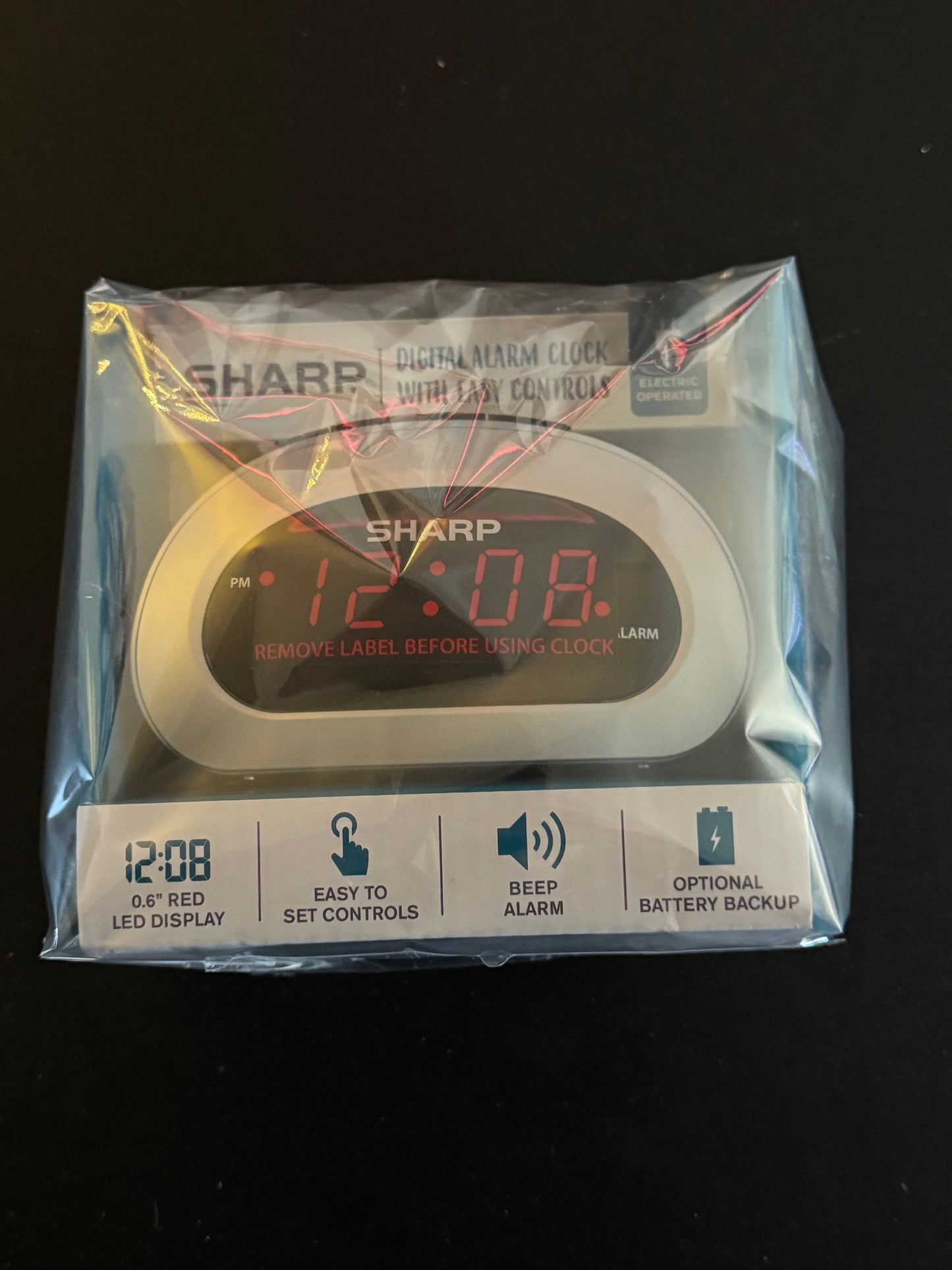 Skerp Digitale Wekker met Maklike Beheer en Batteryrugsteun