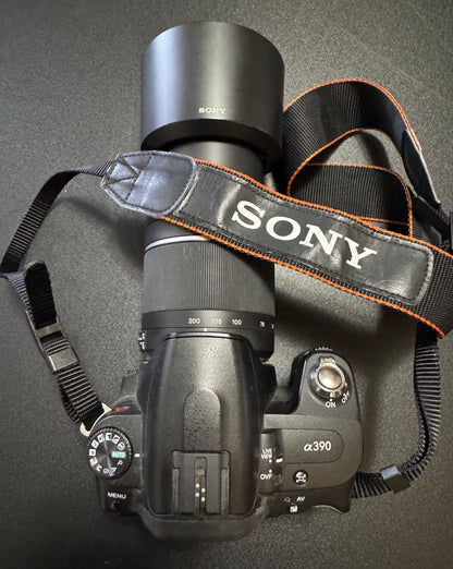 Sony Alpha DSLR Kamera Volledige Kit 18-55mm Lens A-vatting Digitale SLR Swart