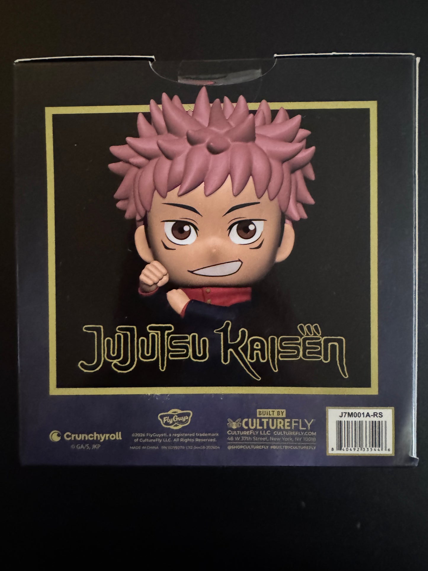 FlyGuys Jujutsu Kaisen Yuji Itadori Vinielbeeldjie Nuut in Doos