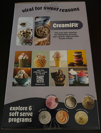 Ninja CREAMi Scoop & Swirl 13 in 1 Soft Serve Ice Cream Machine - Silver