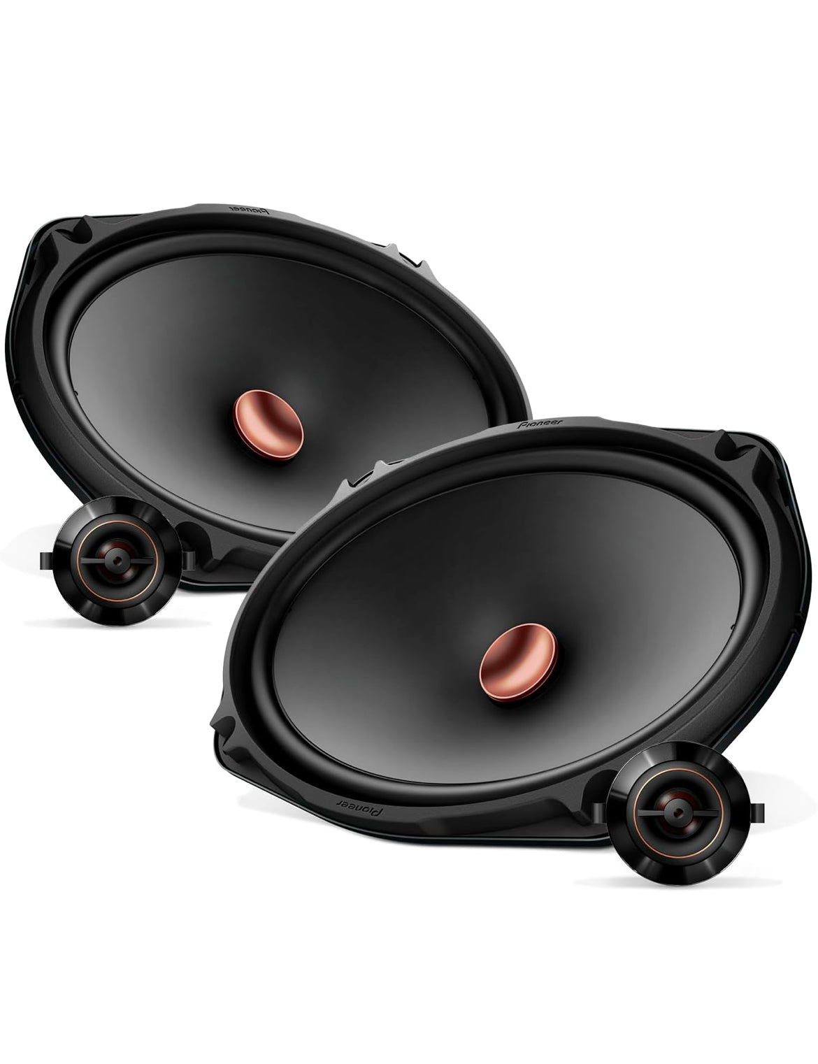 PIONEER D-Series TS-D65C 6.5" 2-Way Component Car Speakers 270W MaxHigh Performance Speakers, Ideal Factory Upgrade, Crisp Highs + Clear Vocals, Add an Amp for Even Better Performance