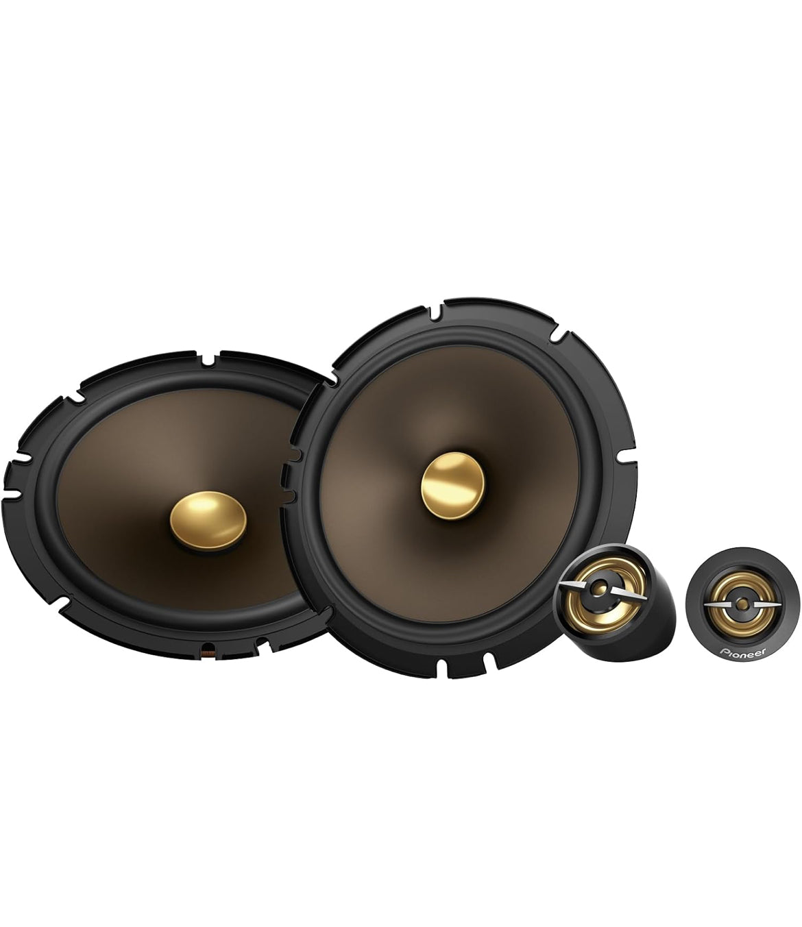 Pioneer A-Series MAX 6.5 Inches 2-Way Component Car Speakers 370W MaxIdeal Factory Upgrade, Crisp Highs + Clear Vocals, Enhanced Bass, Installation Adaptors Included