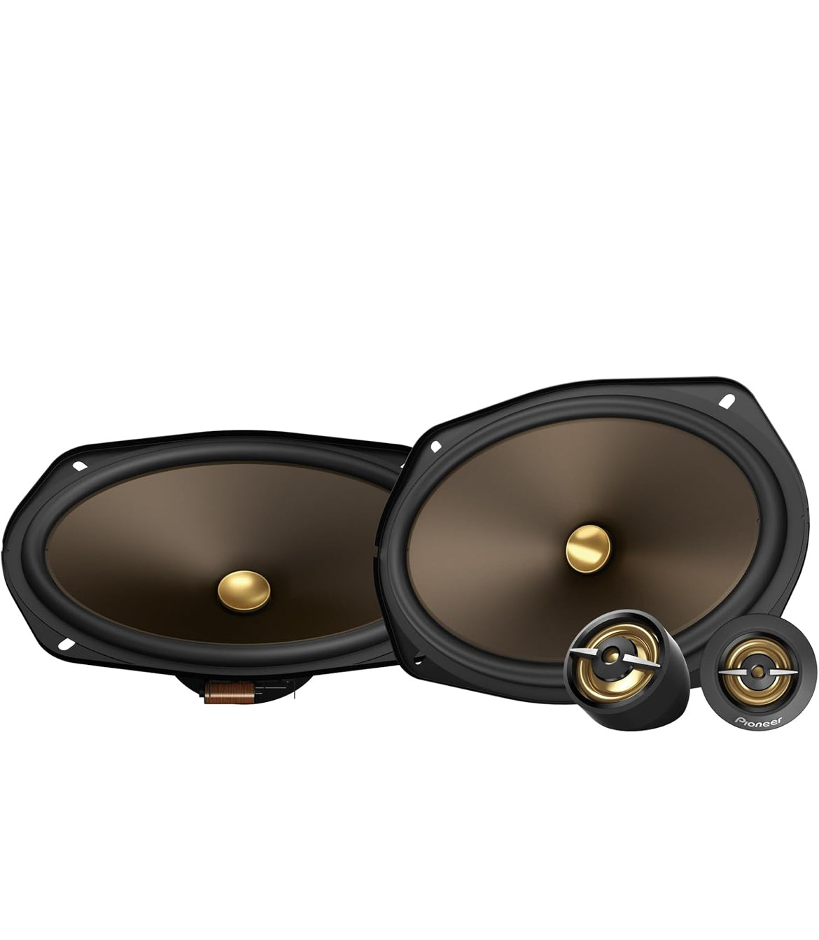 PIONEER A-Series MAX 6X9 Inches 2-Way Component Speakers 460W MaxIdeal Factory Upgrade, Balanced Sound + Smooth Treble, Enhanced Bass, Installation Adaptors Included
