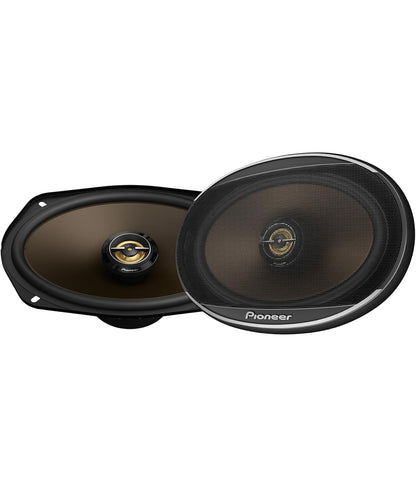 PIONEER A-Series MAX 6X9 Inches 2-Way Coaxial Car Speakers 460W MaxIdeal Factory Upgrade, Balanced Sound + Smooth Treble, Enhanced Bass, Installation Adaptors Included