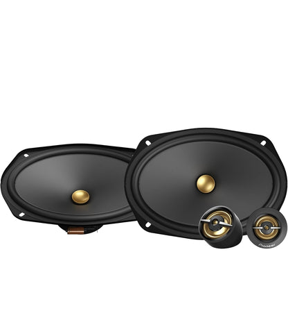 PIONEER A-Series 6X9 Inches 2-Way Component Speakers 450W MaxIdeal Factory Upgrade, Crisp Highs + Clear Vocals, Enhanced Bass, Installation Adaptors Included