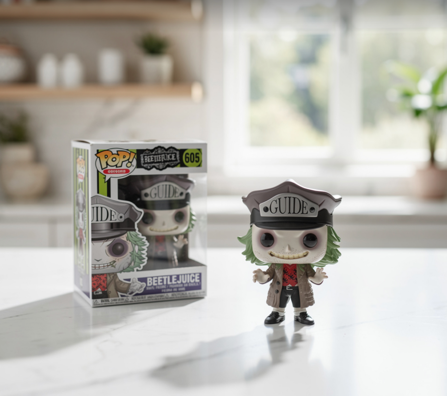 Funko Pop! Beetlejuice Guide #605 Vinyl Figure Collectible
