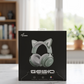 Wireless Cat Ear Headphones Gaming Headset Bluetooth 5.0 for Smartphone Retractable Mic 50mm Drivers RGB Lighting Headset with Mic (USB Dongle Not Included) - (SAGE GREEN)