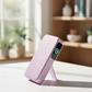 MagGo Power Bank, Qi2 Certified 15W Ultra-Fast MagSafe-Compatible Portable Charger, 10,000mAh Battery Pack with Smart Display and Foldable Stand - Violet