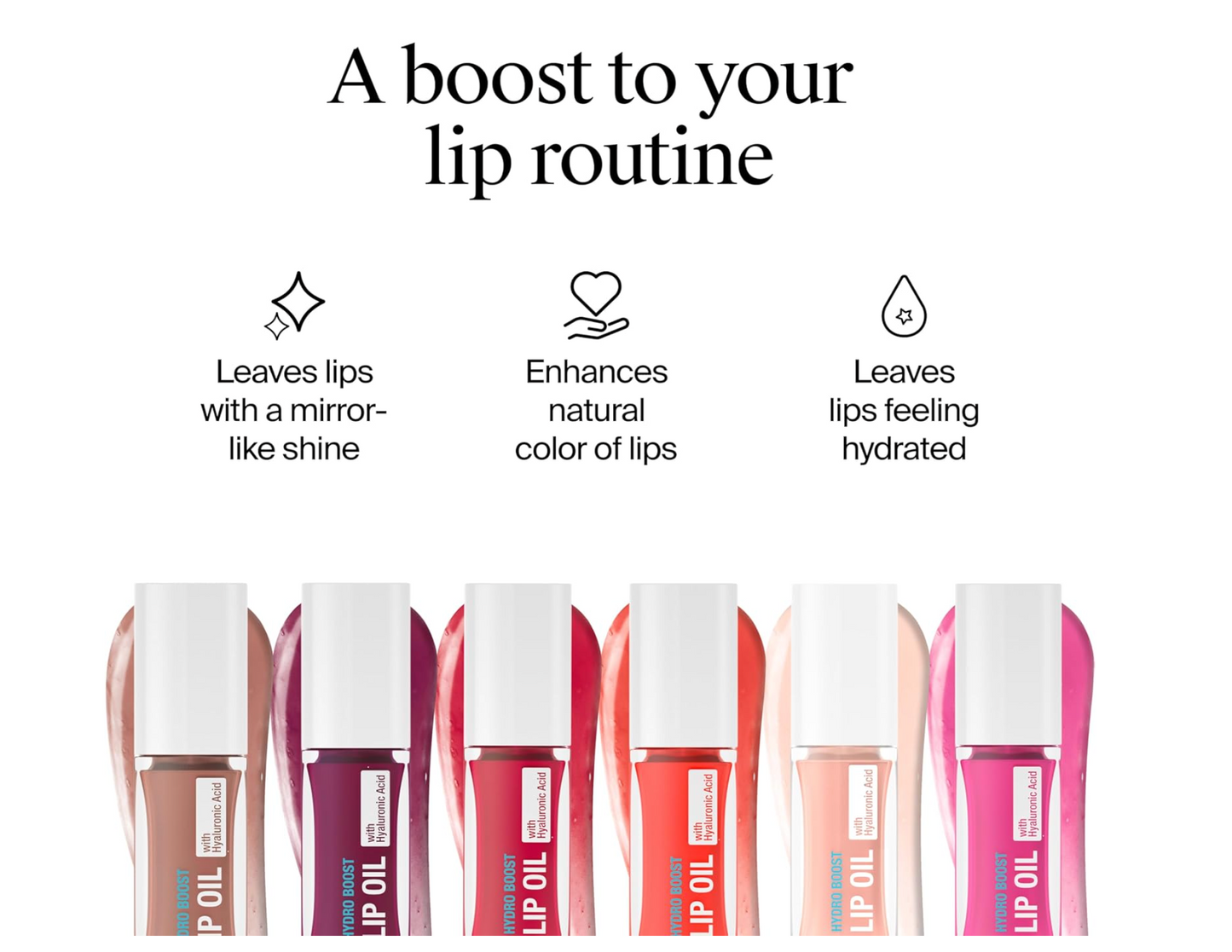 Neutrogena Hydro Boost Tinted Lip Oil Hydrating and Nourishing Fuller Looking Lips - Light Pink