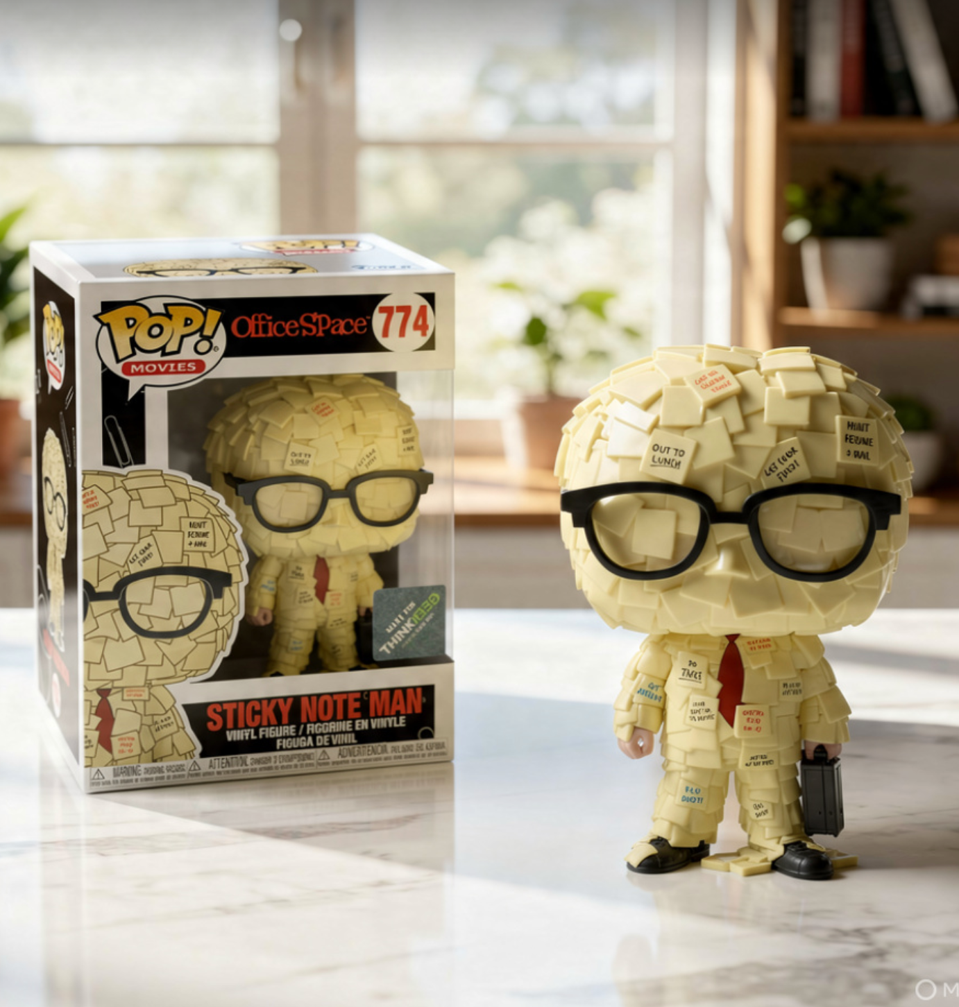 Funko Pop! Heroes: Office Space - Sticky Note Man #774 Vinielbeeldjie
