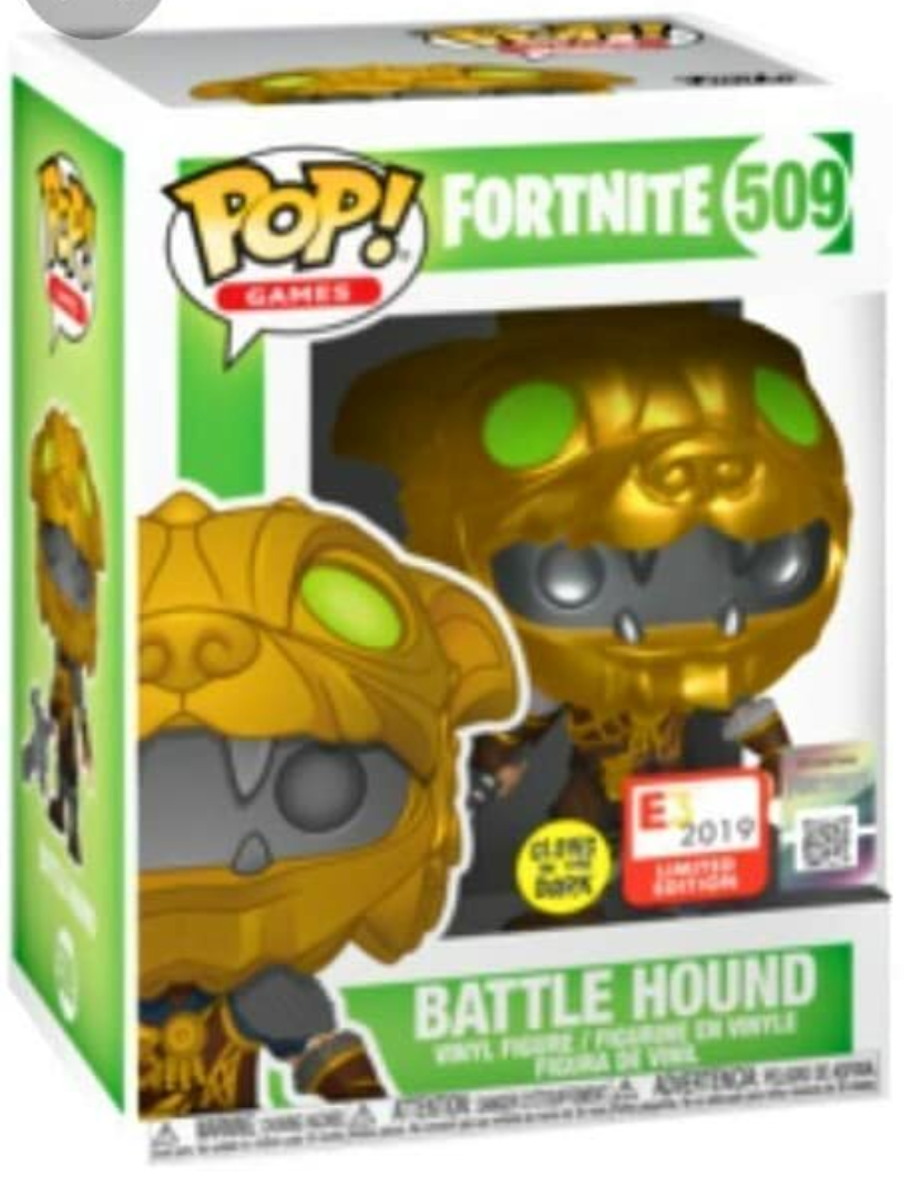 Funko Pop! Fortnite Battle Hound #509 Glow in the Dark Vinyl Figuur