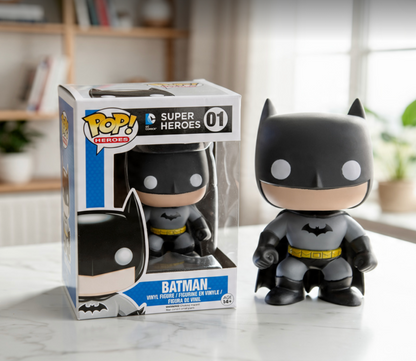 Funko POP! Heroes: DC Comics Super Heroes Batman (01) Viniel Figuur
