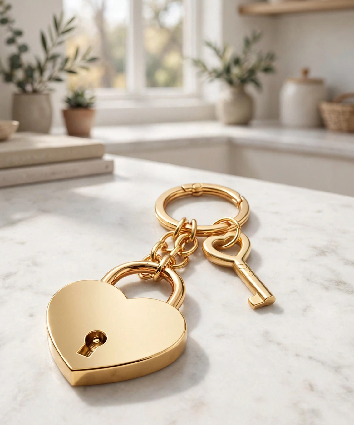 Goue Hartvormige Ketting-Hangsakjuweel
