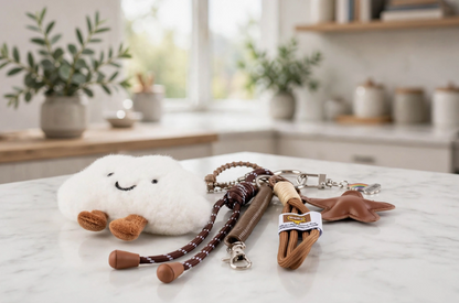 Wolksak Sleutelhanger Hanger vir Vroue Handsakke Beursie Rugsak