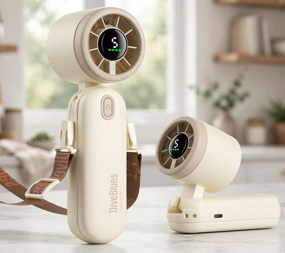 Mini Handheld Turbo Fan 4000mAh 3-in-1 Drabaar - Room