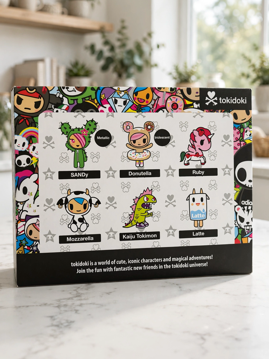 Tokidoki 6-Figuurpak Sandy Donatella Ruby Kaiju Latte