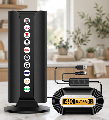 2026 TV-antenna vir Smart TV, 5000+ myl reikafstand sterkste digitale HD TV-antenna