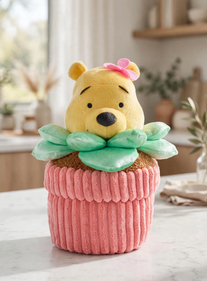 Disney Winnie the Pooh Hello Spring Potplant Opgestopte Speelding | 26.67 cm, Lente- of Paasmandjies, vir 2+ Jaar en Ouer