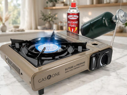 Gas One GS-3400P Propane or Butane Stove Dual Fuel Stove Portable Camping Stove