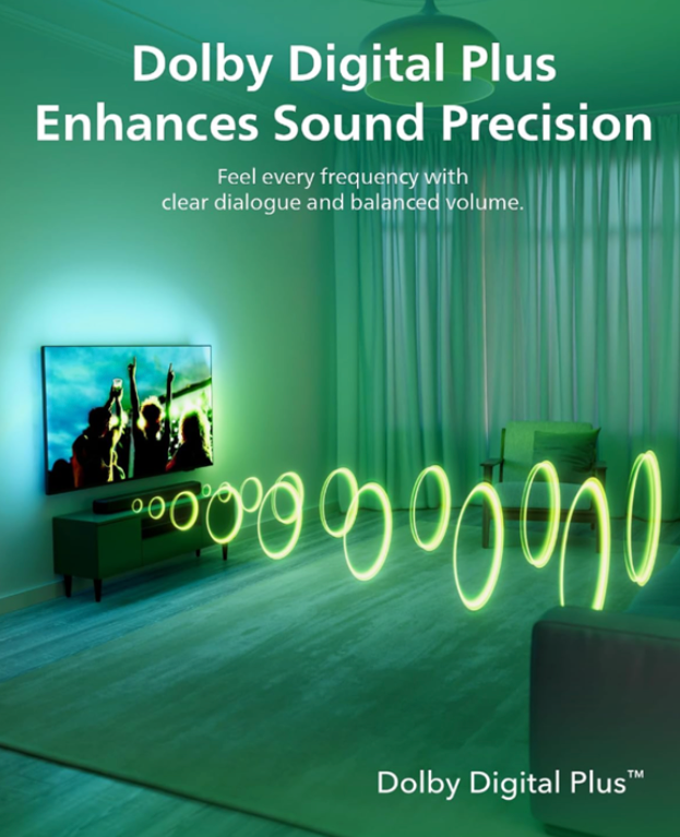 Philips 2.0 Channel Bluetooth Soundbar - Dark Grey